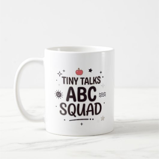 Tiny Talks ABC Squad 先生ライフ コーヒーマグカップ (左)