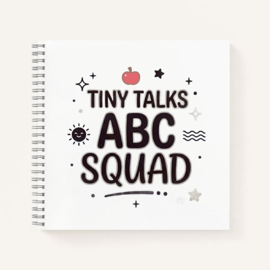 Tiny Talks ABC Squad 先生ライフ ノートブック (正面)