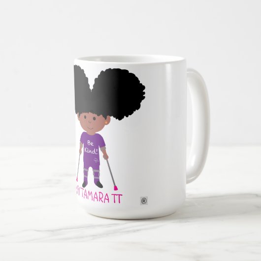 Tiny Tamara TT、Large Mug コーヒーマグカップ (正面右)