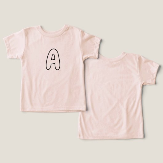 Tiny Test Taker - Future Genius Toddler Tee! (デザイン正面&裏面)
