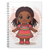 Tiny Threads & Dolly Dreams ノートブック (正面)