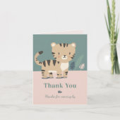 Tiny Tiger 誕生日お礼カード サンキューカード (正面)