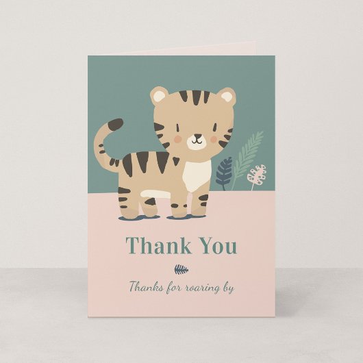 Tiny Tiger 誕生日お礼カード サンキューカード