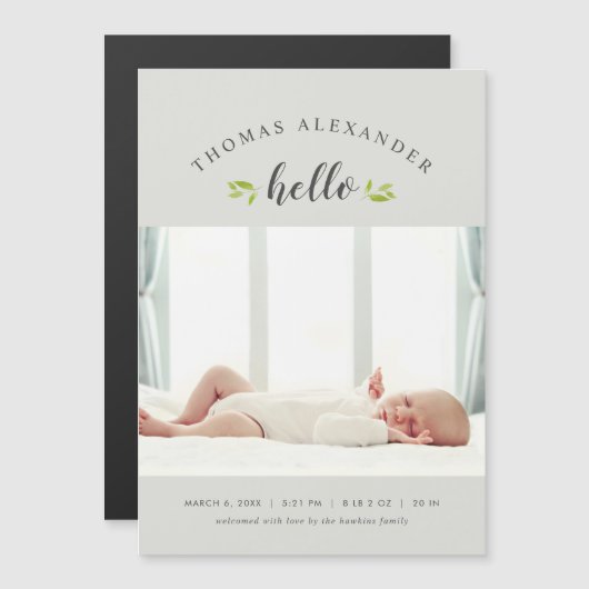 Tiny Tigs Magnetic Photo Birth発表 (正面/裏面)