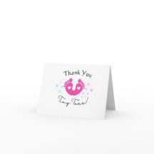Tiny Toes Thank You Card