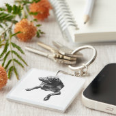 Tiny Turn: Labrador Charm キーホルダー (正面右)