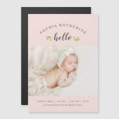 Tiny Twigs マグネット写真 出生発表 (正面/裏面)