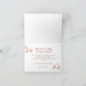 Tiny Twirls – Ballerina  サンキューカード (内部)