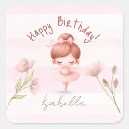 Tiny Twirls – Ballerina スクエアシール