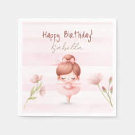 Tiny Twirls – Ballerina  スタンダードカクテルナプキン