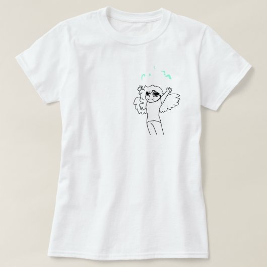 Tiny Tyto ハーピー スパークス 決意 Tシャツ (デザイン正面)