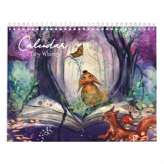 Tiny Whimsy Calendar - Magical Art & Woodland カレンダー (カバー)