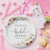 Tiny Wildflower ウェディングシャワーの紙皿 ペーパープレート (パーティー)