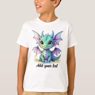 Tiny Wings Dragon – 名前入りTシャツ Tシャツ