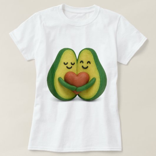 Tiny Yummy Clay World:リアルでかわいい食べ物の3Dアート Tシャツ (デザイン正面)