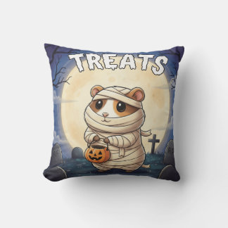 TinyFur ハロウィンマミーモルモットTシャツ クッション