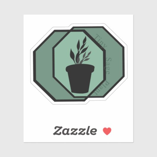 TinySagePlant シール (シート)