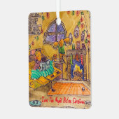 TinyTown "クリスマス前の夜" メタルオーナメント (正面左)