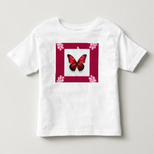TinyTrend™ Butterfly Toddler 素晴らし Jersey Tシャツ
