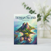 Tioman Island Malaysia ポストカード (スタンド正面)