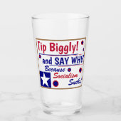 Tip Bigglyとその理由を言え タンブラーグラス (正面)