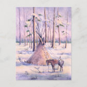 TIPI、APPY&SNOW by SHARON SHARPE ポストカード (正面)