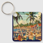  tipo chapa PUERTO DE TELA キーホルダー (正面)