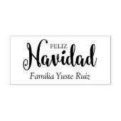Tipografía Feliz Navidad en Español ラバースタンプ (インプリント)