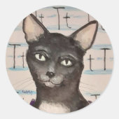 TippyTaDa sticker ラウンドシール (正面)