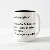 Tips for coffee ツートーンマグカップ (正面右)