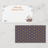 Tips for Mummy-to-be Halloween Boo Baby Shower エンクロージャーカード (正面/裏面)