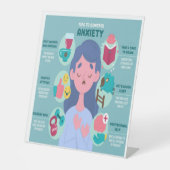 Tips to control anxiety 台座サイン (正面)