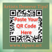 TipSee メンバー ウィンドウステッカー (緑) ウィンドウサイン (シート3)