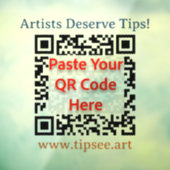 TipSee Member Window Cling Decal (transparent) ウィンドウサイン (シート3)