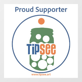 TipSee Supporter Window Decal ウィンドウサイン