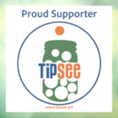 TipSee Supporter Window Decal ウィンドウサイン (シート3)