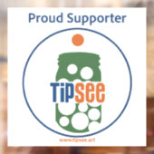 TipSee Supporter Window Decal ウィンドウサイン (シート2)
