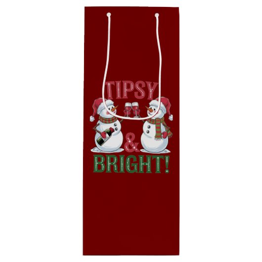 Tipsy And Bright  ワインギフトバッグ (正面)