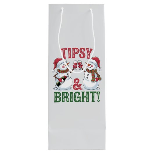 Tipsy And Bright  ワインギフトバッグ (裏面)