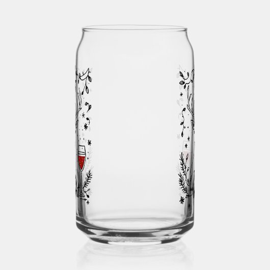 Tipsy and Bright Deer  ガラス缶 (左)