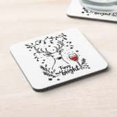Tipsy and Bright Deer  コースター (左側)