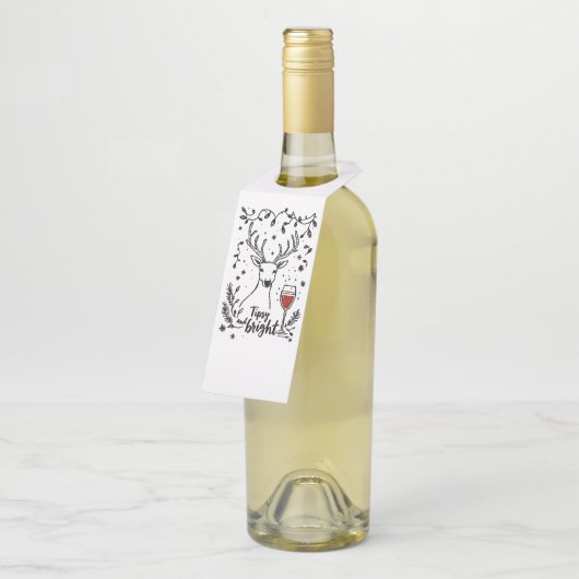 Tipsy and Bright Deer ボトルネックタグ (アングル)