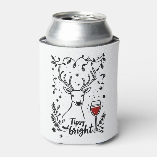Tipsy and Bright Deer  缶クーラー (缶正面)