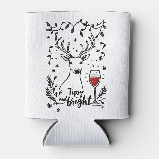 Tipsy and Bright Deer 缶クーラー (正面)