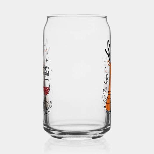 Tipsy and Bright Reindeer  ガラス缶 (左)