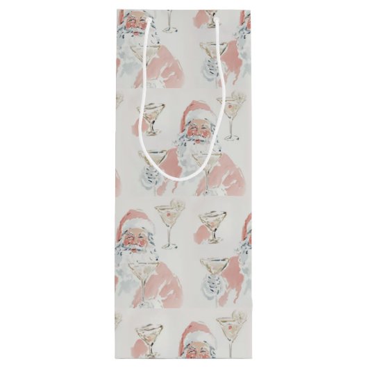 Tipsy Santa ワインギフトバッグ (裏面)