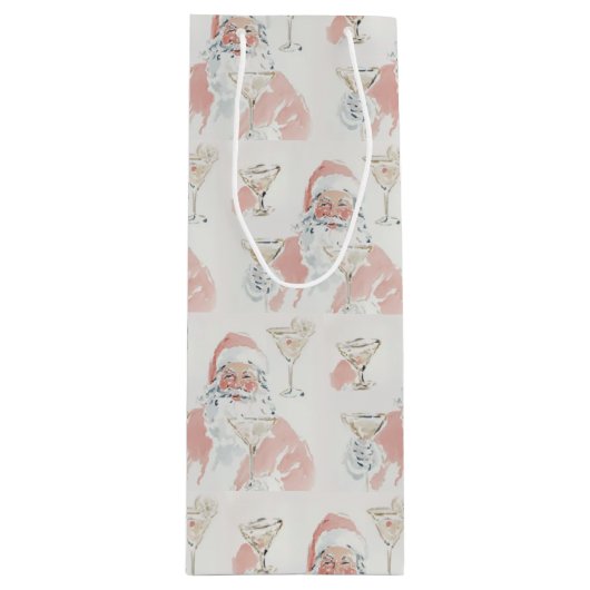 Tipsy Santa ワインギフトバッグ (正面)