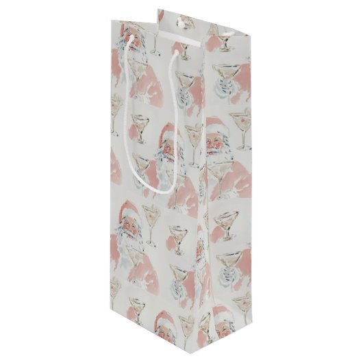 Tipsy Santa ワインギフトバッグ (正面アングル)