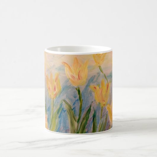 Tiptoeing through the Tulips コーヒーマグカップ (中央)