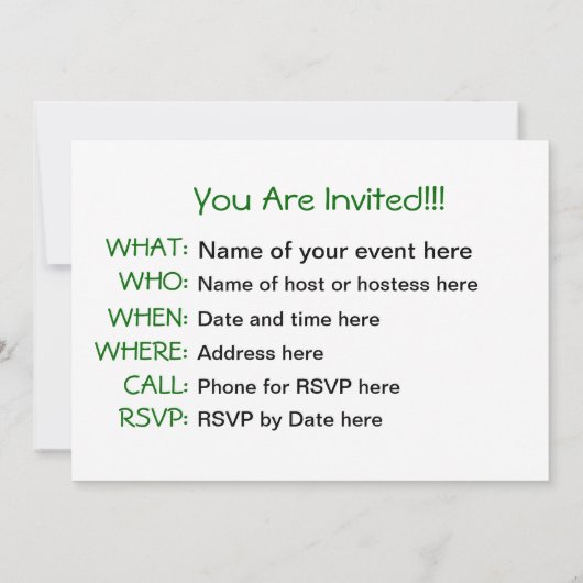 Tiptonの場所のCadesの入江の片持梁納屋 招待状 (裏面)